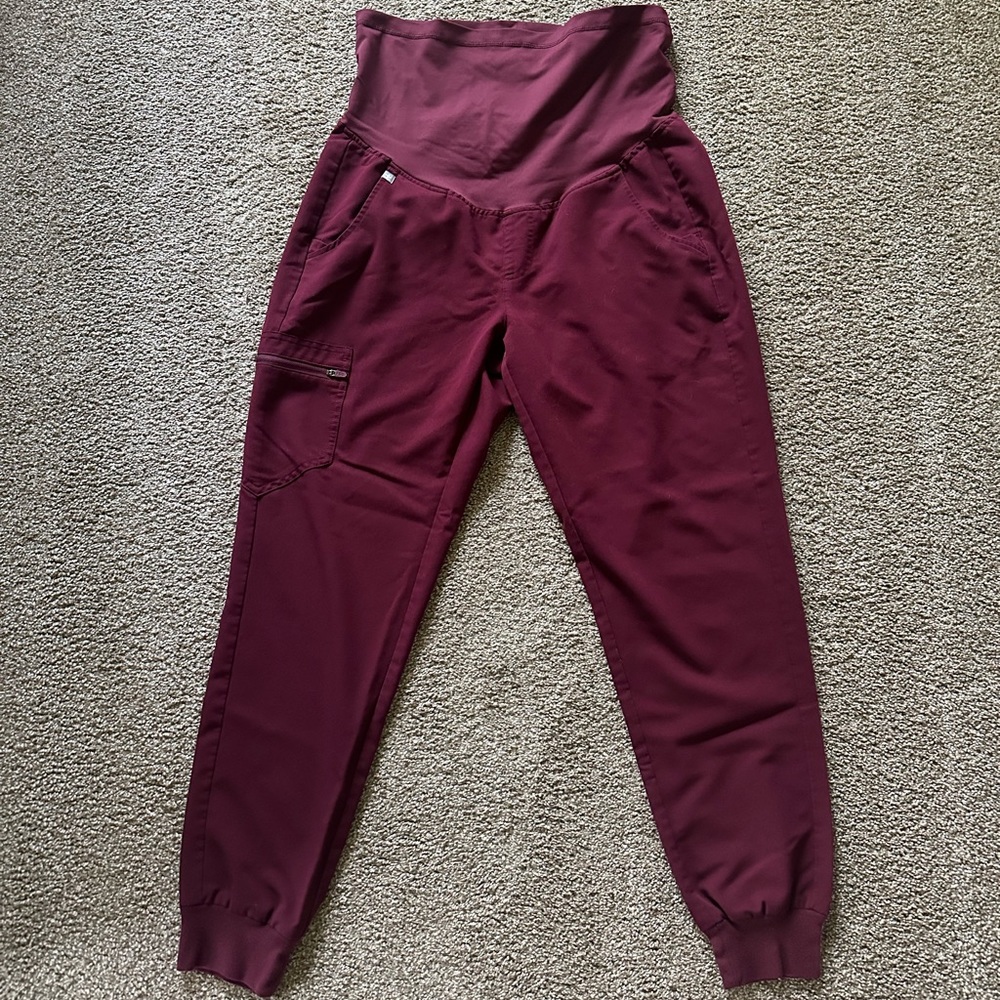 Figs Women's Burgundy Pants
